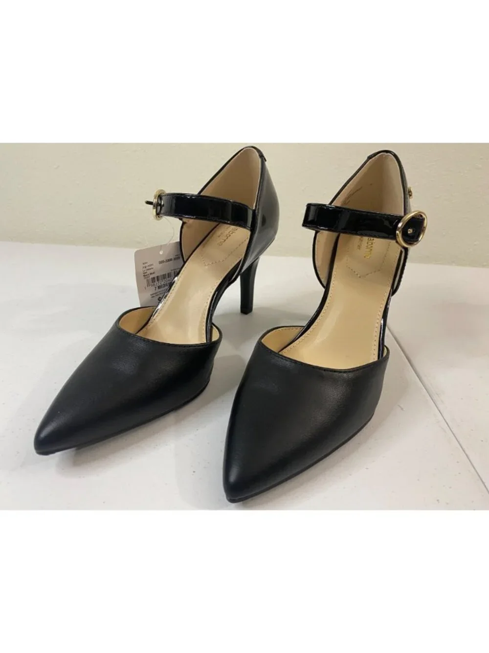 Liz Claiborne Womens Kiara Stiletto Heel Pumps, 7 Medium, Black - Picture 4 of 16